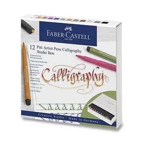 Popisovače Faber Castell Pitt Artist Pen Calligraphy box 12 ks 167512